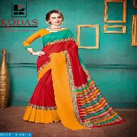 Kodas naaz Wholesale poly cotton Indian Saree